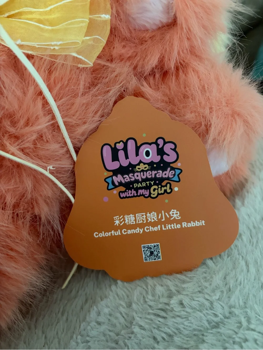 Lila’s Masquerade 600% - Colorful Candy Chef Rabbit Plush